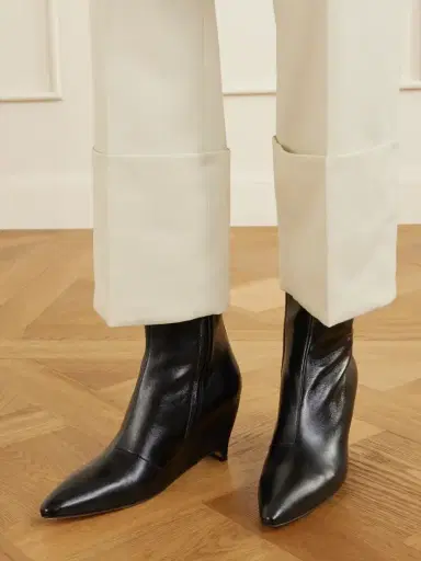 Maison Margiela Heel-less Leather Ankle Boots | Thumbnail 2 Maison Margiela Heel-less Leather Ankle Boots | Thumbnail 2