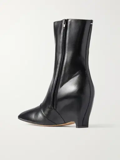 Maison Margiela Heel-less Leather Ankle Boots | Thumbnail 3 Maison Margiela Heel-less Leather Ankle Boots | Thumbnail 3