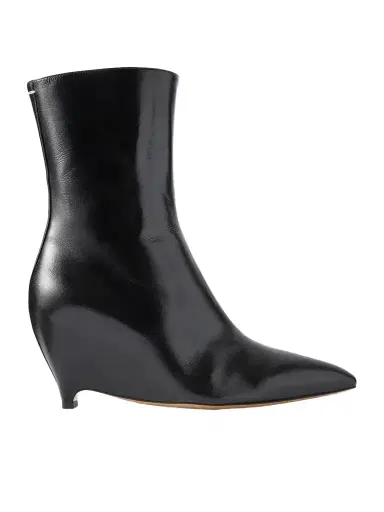 Maison Margiela Heel-less Leather Ankle Boots | Thumbnail 1 Maison Margiela Heel-less Leather Ankle Boots | Thumbnail 1