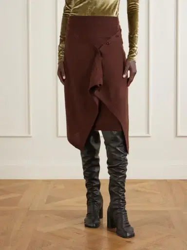 Lemaire Wool-blend Midi Skirt | Thumbnail 3 Lemaire Wool-blend Midi Skirt | Thumbnail 3