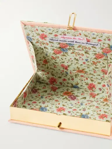 Olympia Le-Tan Rome Embroidered Canvas Clutch | Thumbnail 6