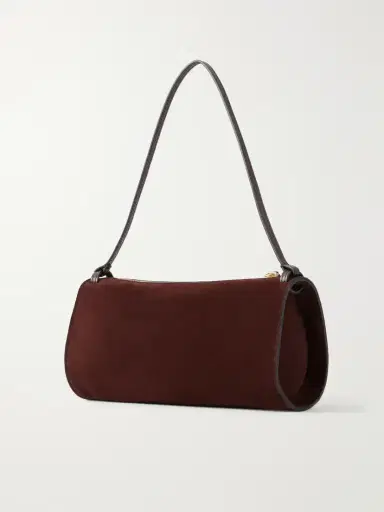 NEOUS Gemini Leather-trimmed Suede Shoulder Bag | Thumbnail 4 NEOUS Gemini Leather-trimmed Suede Shoulder Bag | Thumbnail 4