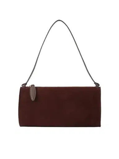 NEOUS Gemini Leather-trimmed Suede Shoulder Bag | Thumbnail 1 NEOUS Gemini Leather-trimmed Suede Shoulder Bag | Thumbnail 1