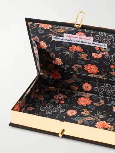 Olympia Le-Tan The Loving Embroidered Canvas Clutch | Thumbnail 6