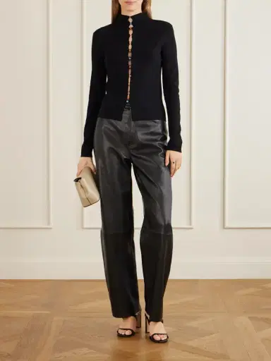 Staud Marianne Crepe Cardigan | Thumbnail 2 Staud Marianne Crepe Cardigan | Thumbnail 2
