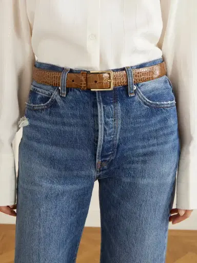 Anderson's Croc-effect Leather Belt | Thumbnail 2