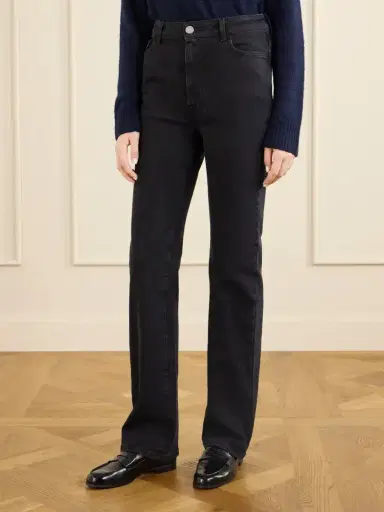 RÓHE Lino Stretch High-rise Straight-leg Jeans | Thumbnail 3