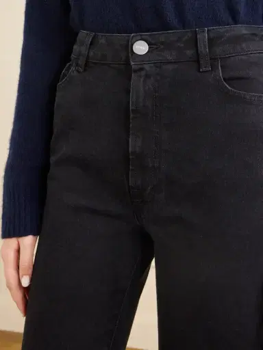 RÓHE Lino Stretch High-rise Straight-leg Jeans | Thumbnail 5