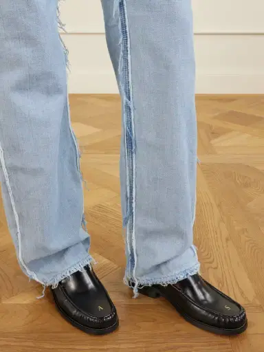 Acne Studios Boafer Debossed Leather Loafers | Thumbnail 2 Acne Studios Boafer Debossed Leather Loafers | Thumbnail 2