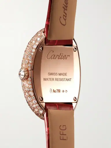 Cartier Baignoire Medium 18-karat Rose Gold Diamond Watch | Thumbnail 4