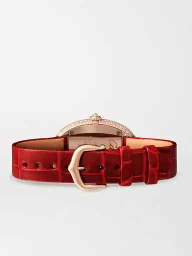Cartier Baignoire Medium 18-karat Rose Gold Diamond Watch | Thumbnail 6