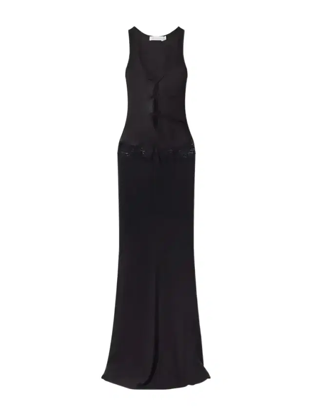 Christopher Esber Verner Cut-out Ribbed-detail Lace-trimmed Jersey Midi Dress