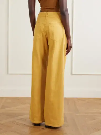 Christopher Esber Relaxed Denim Quartz Cotton Wide-leg Pants | Thumbnail 4 Christopher Esber Relaxed Denim Quartz Cotton Wide-leg Pants | Thumbnail 4