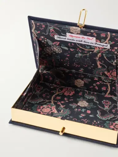 Olympia Le-Tan Cote D'azur Embroidered Canvas Clutch | Thumbnail 6 Olympia Le-Tan Cote D'azur Embroidered Canvas Clutch | Thumbnail 6