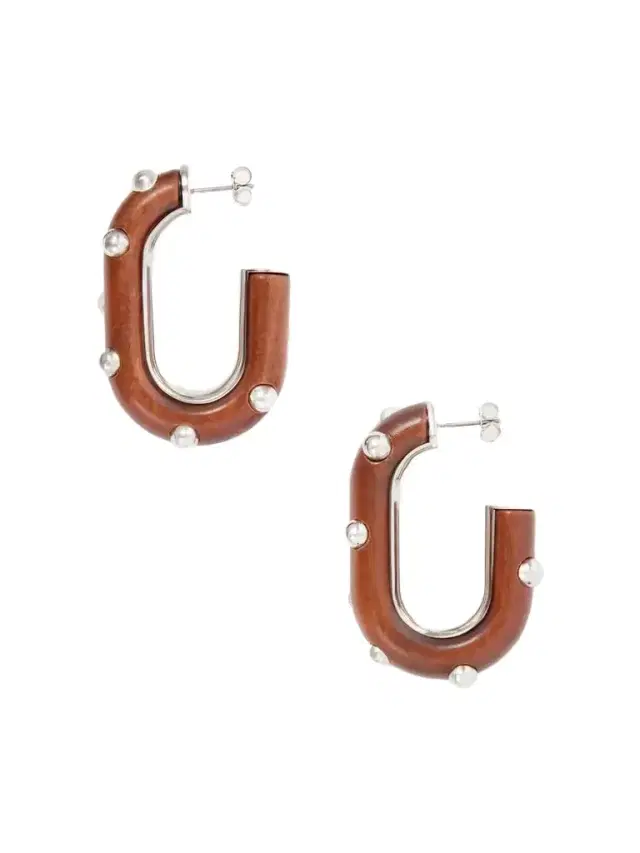 Rabanne Embellished Silver-tone Earrings