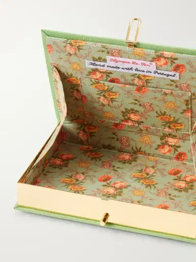 Olympia Le-Tan Dandelion Embroidered Canvas Clutch | Thumbnail 6