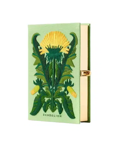 Olympia Le-Tan Dandelion Embroidered Canvas Clutch | Thumbnail 1