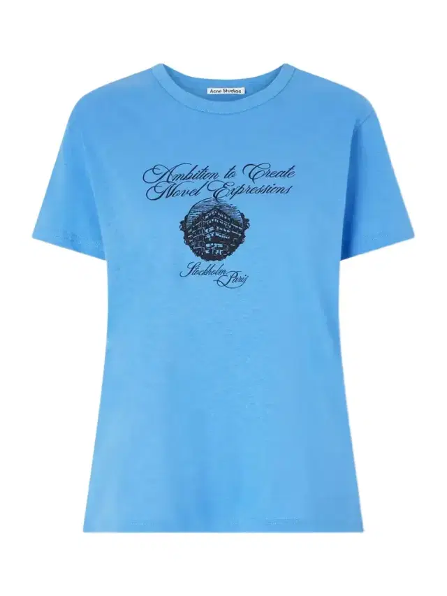 Acne Studios Eram Nobel Printed Cotton And Hemp-blend T-shirt
