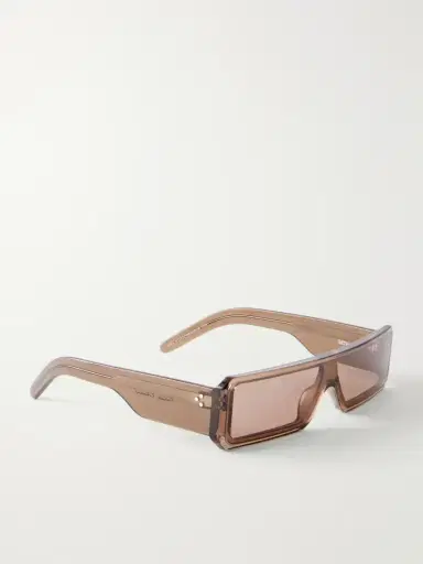 Rick Owens Rectangular Frame Acetate Sunglasses | Thumbnail 3 Rick Owens Rectangular Frame Acetate Sunglasses | Thumbnail 3