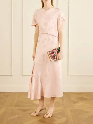 Olympia Le-Tan Tulip Embroidered Canvas Clutch | Thumbnail 3