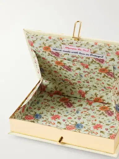 Olympia Le-Tan Brunch Club Embroidered Canvas Clutch | Thumbnail 6