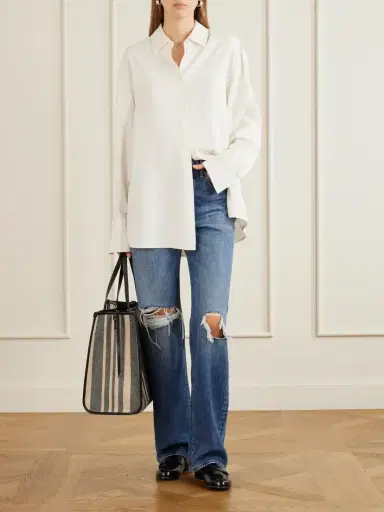 Frame The Vertical Distressed-detail Straight-leg Jeans | Thumbnail 2 Frame The Vertical Distressed-detail Straight-leg Jeans | Thumbnail 2