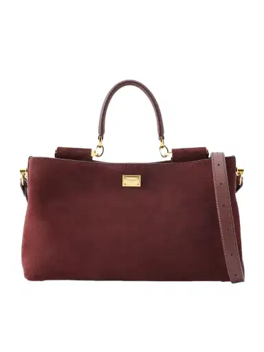 Dolce & Gabbana Vittoria Suede Tote | Thumbnail 1 Dolce & Gabbana Vittoria Suede Tote | Thumbnail 1