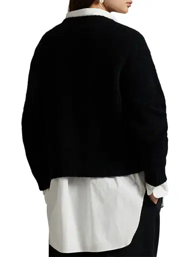Polo Ralph Lauren Women's Polo Bear Wool-Blend Crewneck Sweater - Polo Black | Thumbnail 5 Polo Ralph Lauren Women's Polo Bear Wool-Blend Crewneck Sweater - Polo Black | Thumbnail 5