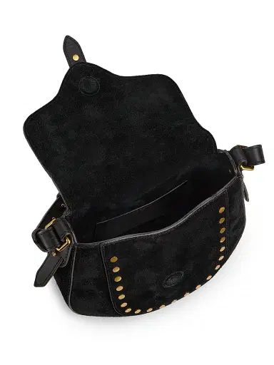 Isabel Marant Women's Altay Small Suede & Leather Saddle Bag | Thumbnail 4