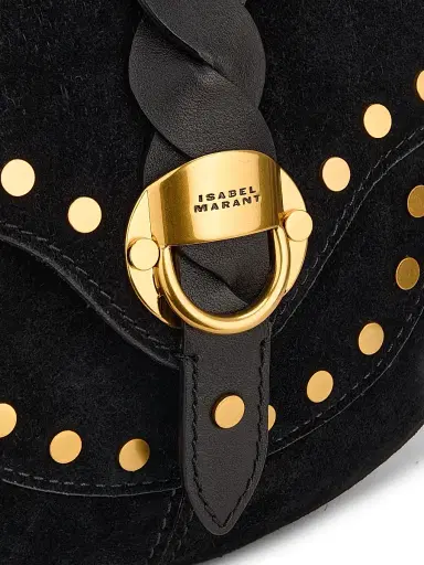 Isabel Marant Women's Altay Small Suede & Leather Saddle Bag | Thumbnail 5
