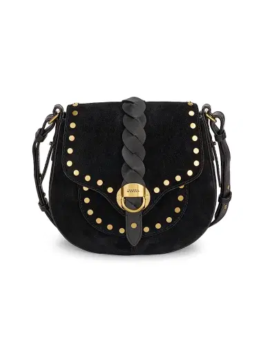 Isabel Marant Women's Altay Small Suede & Leather Saddle Bag | Thumbnail 1
