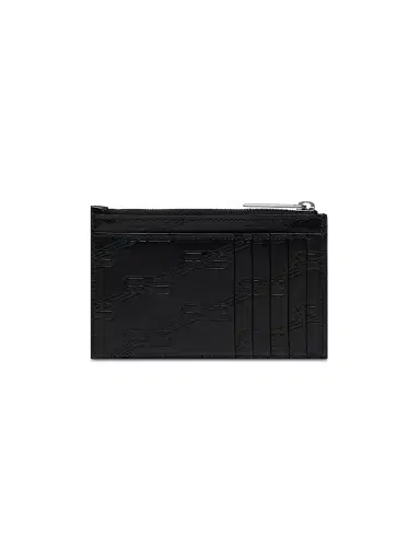 Balenciaga Men's Embossed Monogram Long Coin And Card Holder In Box | Thumbnail 2 Balenciaga Men's Embossed Monogram Long Coin And Card Holder In Box | Thumbnail 2