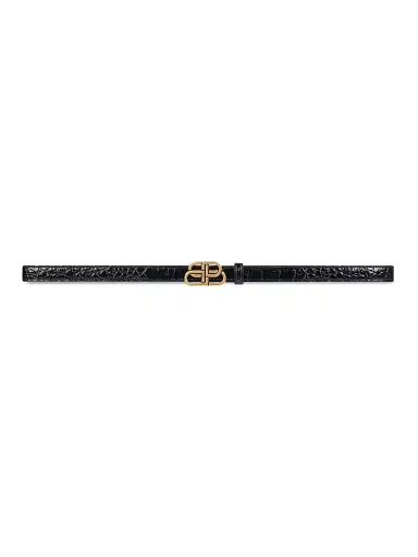 Balenciaga Women's Bb Super Thin Belt | Thumbnail 1 Balenciaga Women's Bb Super Thin Belt | Thumbnail 1