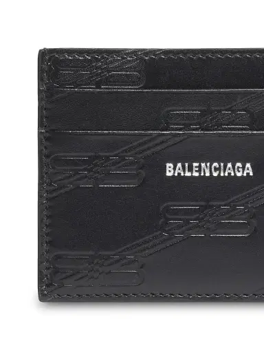Balenciaga Men's Embossed Monogram Card Case Box | Thumbnail 3 Balenciaga Men's Embossed Monogram Card Case Box | Thumbnail 3