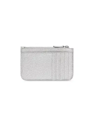 Balenciaga Women's Cash Large Long Coin And Card Holder In Sparkling Fabric | Thumbnail 2