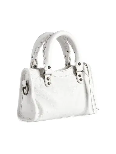 Balenciaga Women's Le City Nano Bag - White | Thumbnail 2 Balenciaga Women's Le City Nano Bag - White | Thumbnail 2