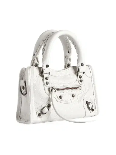 Balenciaga Women's Le City Nano Bag - White | Thumbnail 3 Balenciaga Women's Le City Nano Bag - White | Thumbnail 3