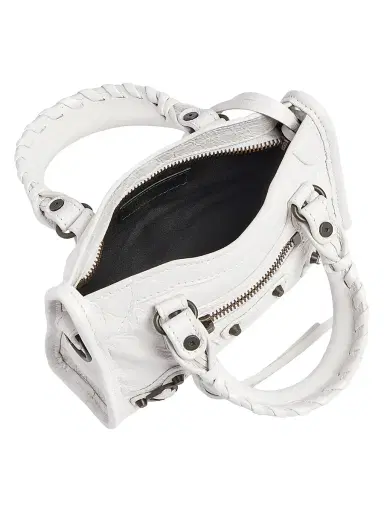 Balenciaga Women's Le City Nano Bag - White | Thumbnail 4 Balenciaga Women's Le City Nano Bag - White | Thumbnail 4