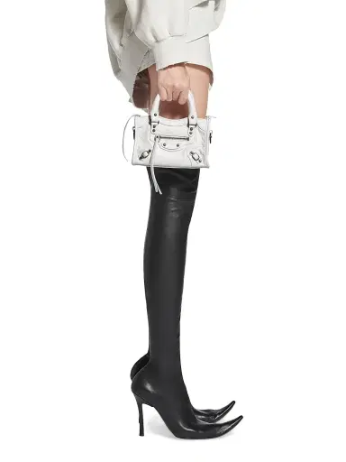 Balenciaga Women's Le City Nano Bag - White | Thumbnail 7 Balenciaga Women's Le City Nano Bag - White | Thumbnail 7