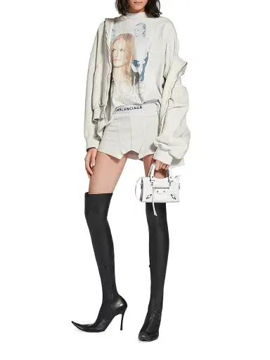 Balenciaga Women's Le City Nano Bag - White | Thumbnail 8 Balenciaga Women's Le City Nano Bag - White | Thumbnail 8