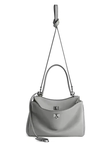 Balenciaga Women's Rodeo Small Top Handle Bag - Cloud Grey | Thumbnail 7