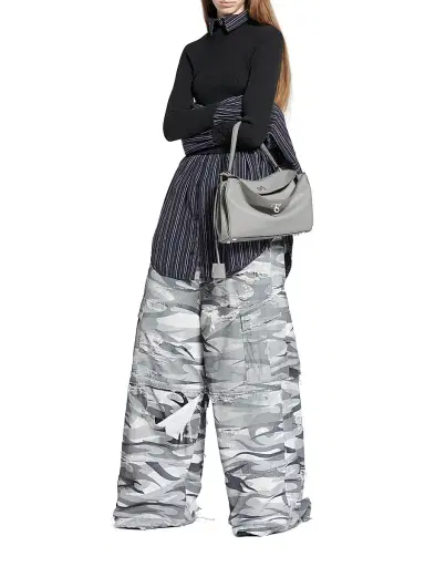 Balenciaga Women's Rodeo Small Top Handle Bag - Cloud Grey | Thumbnail 1
