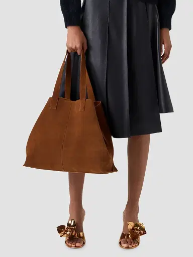 Akris Women's Ai Suede Tote Bag | Thumbnail 2 Akris Women's Ai Suede Tote Bag | Thumbnail 2