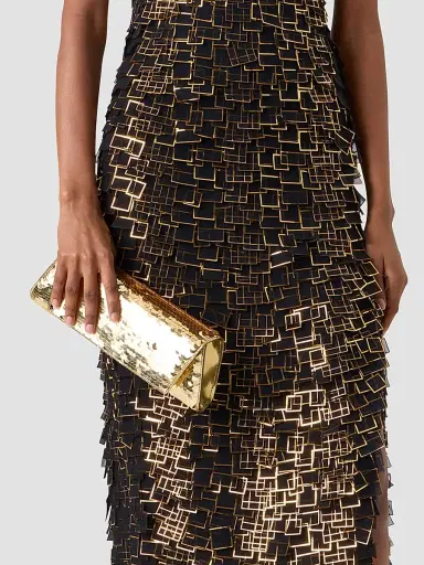Akris Women's Anouk Small Sequin-Embellished Satin Convertible Clutch | Thumbnail 2