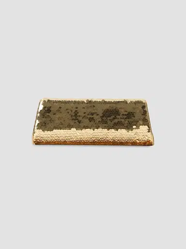 Akris Women's Anouk Small Sequin-Embellished Satin Convertible Clutch | Thumbnail 3