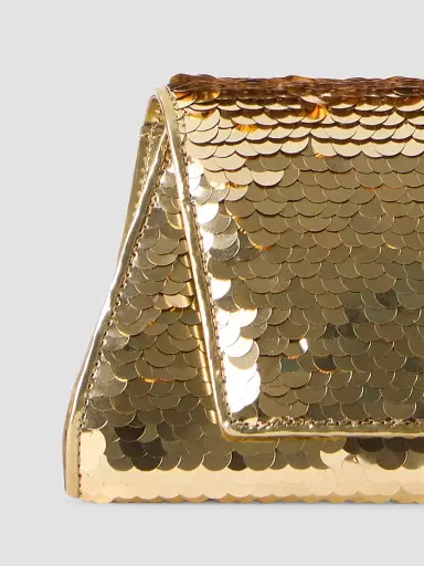 Akris Women's Anouk Small Sequin-Embellished Satin Convertible Clutch | Thumbnail 4