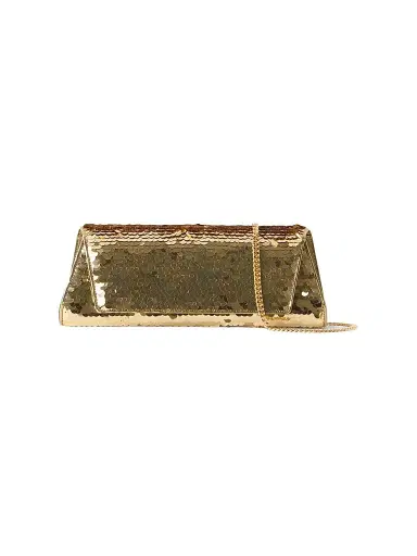 Akris Women's Anouk Small Sequin-Embellished Satin Convertible Clutch | Thumbnail 1