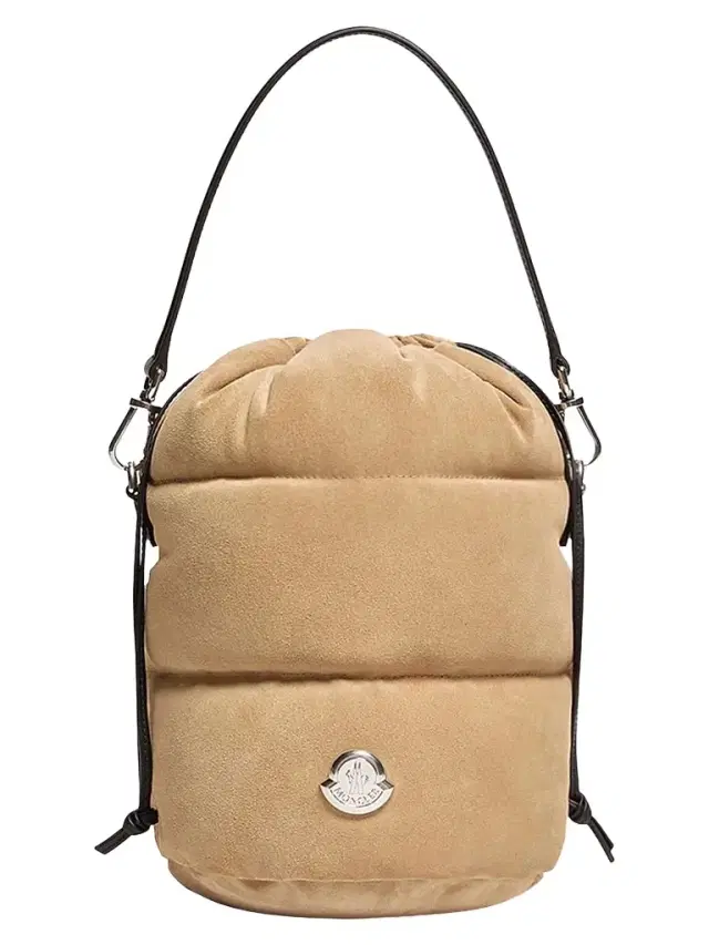 Moncler Women's Caradoc Bucket Bag in Suede - Beige