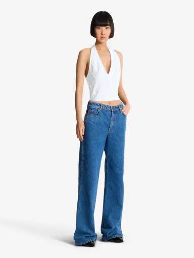 Balmain Quilted knit halterneck top | Thumbnail 2 Balmain Quilted knit halterneck top | Thumbnail 2