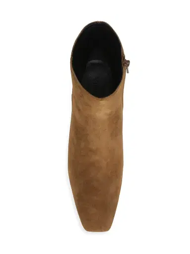 Vince Women's Lilith 45MM Suede Short Booties - Elmwood - Size 11 | Thumbnail 4 Vince Women's Lilith 45MM Suede Short Booties - Elmwood - Size 11 | Thumbnail 4